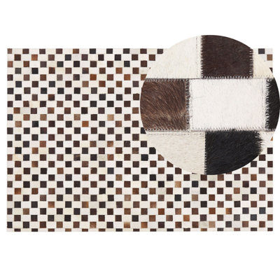 B&Q -  Rug Kayabey Beige 140 X 200 Cm Leather