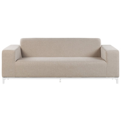 Beliani Garden Sofa 2 Seater Rovigo Beige from B&Q