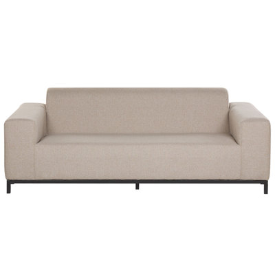 Beliani Garden Sofa 2 Seater Rovigo Beige from B&Q