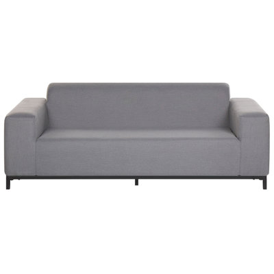 Beliani Garden Sofa 2 Seater Rovigo Grey from B&Q