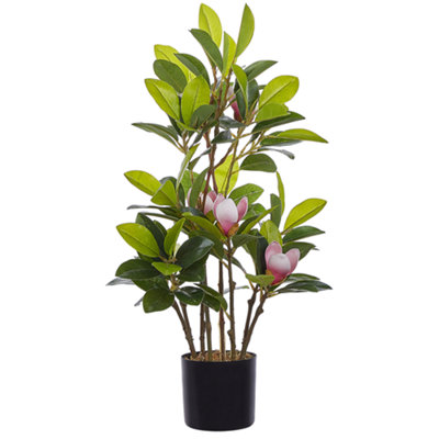Beliani Artificial Plant Magnolia 70 Cm Green from B&Q