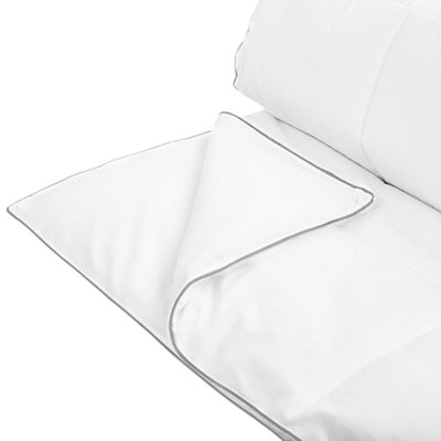 Beliani Double-Layered Duvet Microfibre 9 Tog + 8 Tog All-Year Teleno 155 X 220 Cm