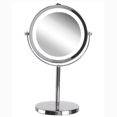 Beliani Makeup Mirror Led Verdun Silver from B&Q