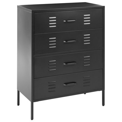 B&Q -  Chest Of Drawers Enago Metal Black