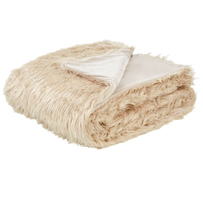 B&Q -  Bedspread Delice 200 X 220 Cm Light Brown