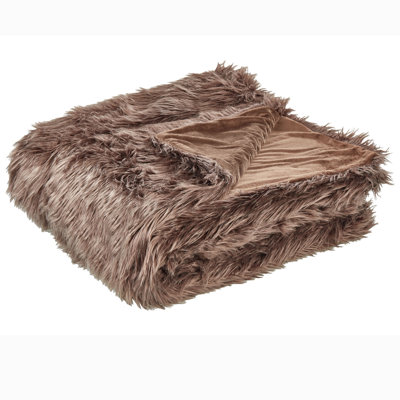 B&Q -  Bedspread Delice 200 X 220 Cm Brown