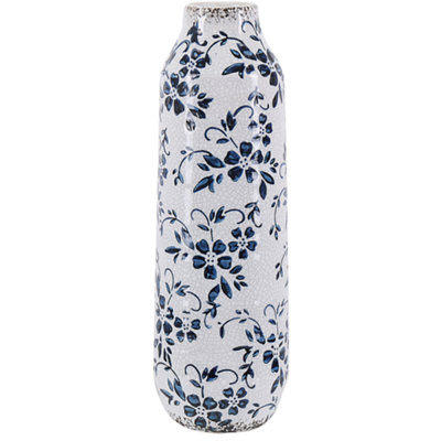 Beliani Flower Vase Mulai Stoneware 30 Cm White from B&Q