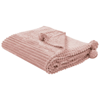 Beliani Blanket Kaweri 150 X 200 Cm Pink from B&Q