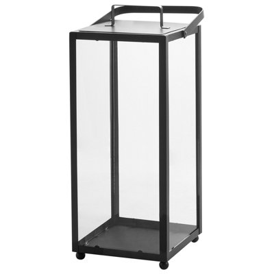Beliani Lantern Lepar Metal 53 Cm Black from B&Q