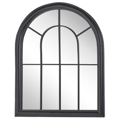 B&Q -  Wall Mirror Embry 69 Cm 89 Cm Metal Black