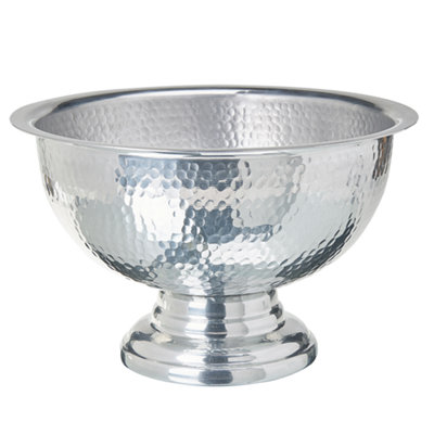 B&Q -  Decorative Bowl Tiwanaku Metal Silver