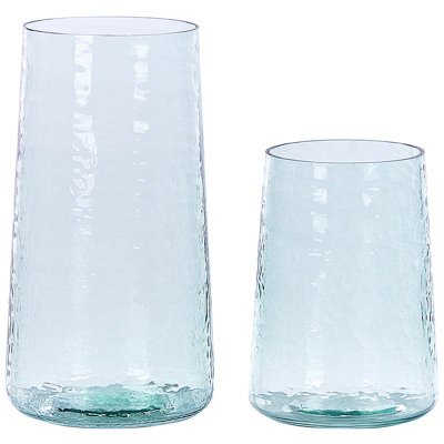 Beliani Decorative Vase Kulche Glass 25/17 Cm Transparent from B&Q