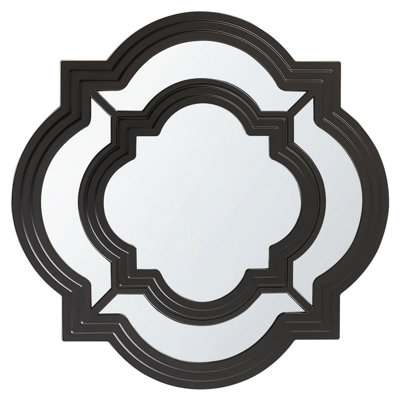 B&Q -  Wall Mirror Cobeta 51 Cm 51 Cm Black