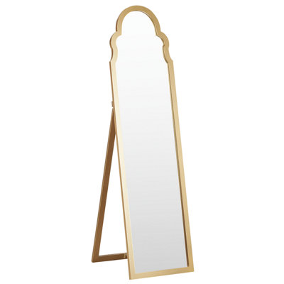 B&Q -  Standing Mirror Chatillon 150 Cm Gold