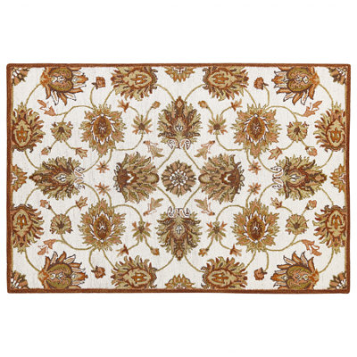 B&Q -  Rug Ezine Beige 160 X 230 Cm Wool