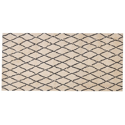 B&Q -   Rug Midyat Beige 80 X 150 Cm