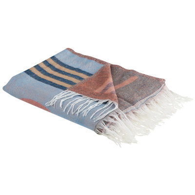 Beliani Blanket Resha 130 X 170 Cm Multicolour from B&Q