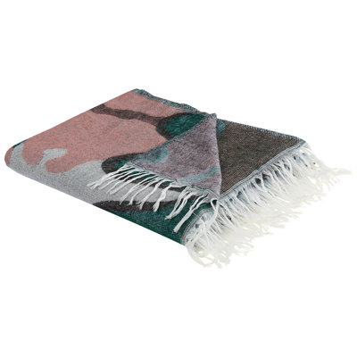 Beliani Blanket Somani Fabric 130 X 170 Cm Multicolour from B&Q