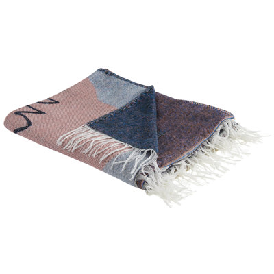 Beliani Blanket Baidi 130 X 170 Cm Multicolour from B&Q