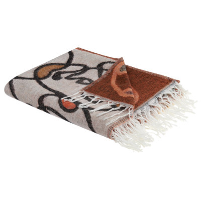 Beliani Blanket Barbot 130 X 170 Cm Multicolour from B&Q
