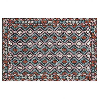B&Q -  Rug Haymana Multicolour 140 X 200 Cm Wool