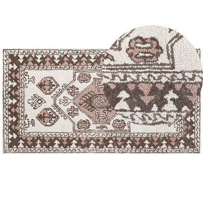 B&Q -  Rug Tomarza Multicolour 80 X 150 Cm Wool