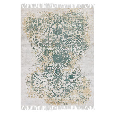 B&Q -  Rug Boyali Light Beige 140 X 200 Cm Viscose