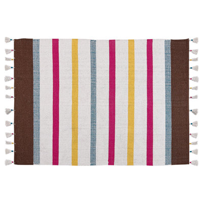B&Q -  Rug Hisarli Multicolour 160 X 230 Cm Cotton