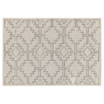 B&Q -  Rug Urla Beige 140 X 200 Cm Wool