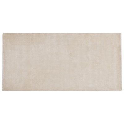 B&Q -  Rug Gesi Ii Light Beige 80 X 150 Cm Viscose