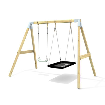 B&Q -  Premium Double SwingStandard And Boat Mint Green