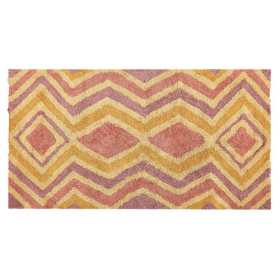 B&Q -  Rug Canakkale Multicolour 80 X 150 Cm Cotton