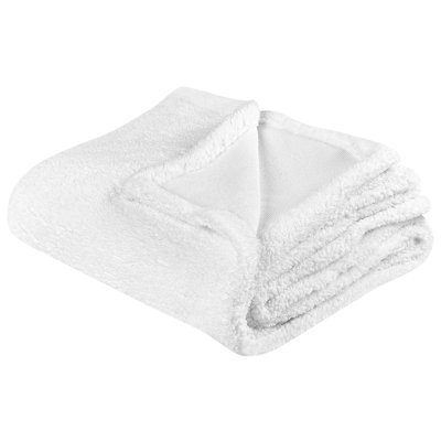 Beliani Blanket Mirge 125 X 150 Cm White from B&Q