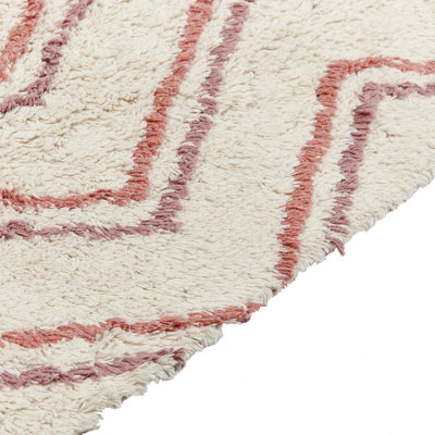 B&Q -  Rug Kastamonu Beige 140 X 200 Cm Cotton
