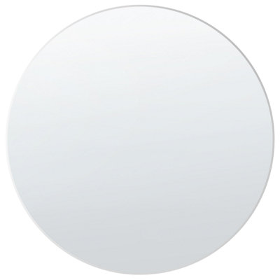 B&Q -  Wall Mirror Annemasse 80 Cm 80 Cm Metal Silver