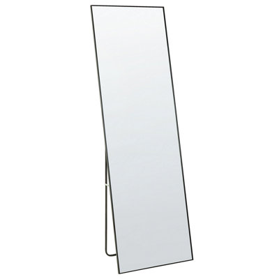 B&Q -  Standing Mirror Beauvais 156 Cm Metal Black