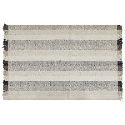 B&Q -  Rug Emirler White 160 X 230 Cm Wool