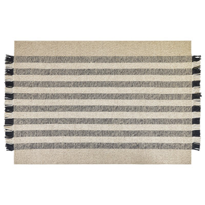 B&Q -  Rug Tacettin White 160 X 230 Cm Wool