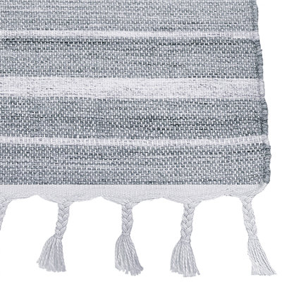 Beliani Rug Bademli Light Grey 160 X 230 Cm