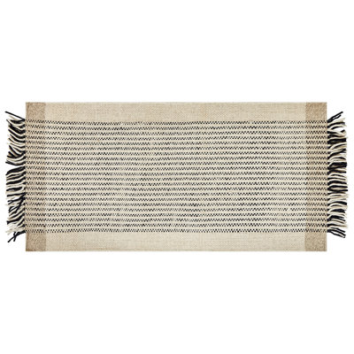 B&Q -  Rug Divarli Beige 80 X 150 Cm Wool
