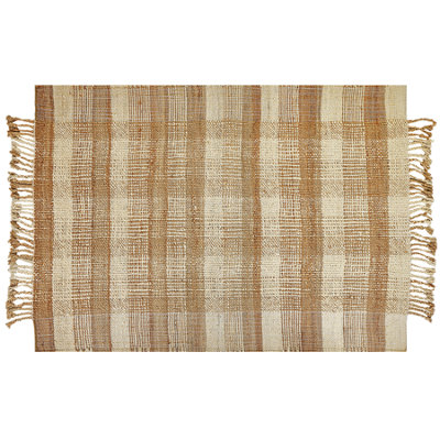 B&Q -  Rug Berissa Beige 140 X 200 Cm Jute