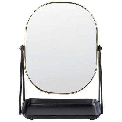 B&Q -  Industrial Makeup Mirror Correze Gold