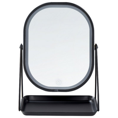Beliani Makeup Mirror Led Dordogne Silver from B&Q