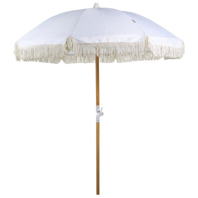 Beliani Patio Parasol 150 Cm Mondello White from B&Q