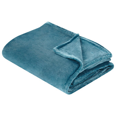 Beliani Blanket Bayburt 150 X 200 Cm Blue from B&Q