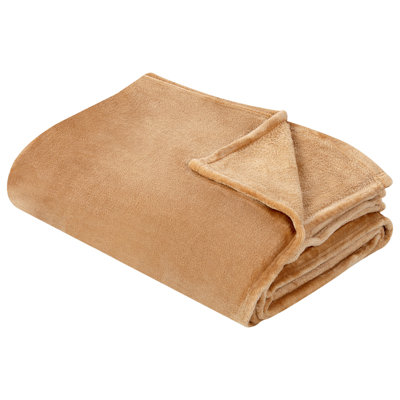 Beliani Blanket Bayburt 150 X 200 Cm Sand Beige from B&Q