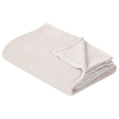 Beliani Blanket Bayburt 150 X 200 Cm Off-White from B&Q