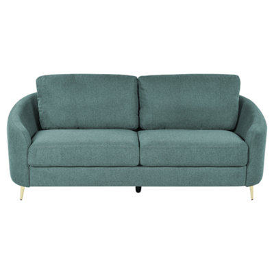 Beliani Sofa 3 Seater Trosa Fabric Green from B&Q