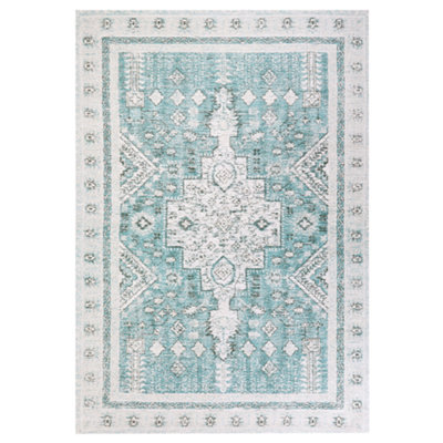 Beliani Rug Fulla Mint Green 160 X 230 Cm Cotton from B&Q