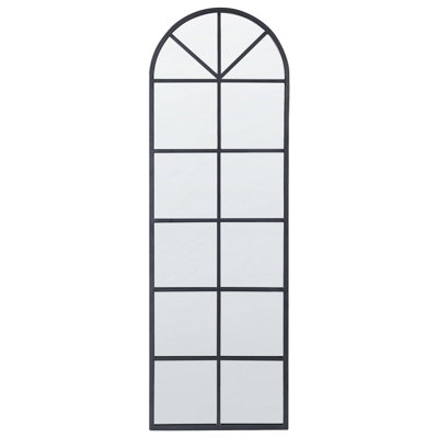 B&Q -  Wall Mirror Brouage 40 Cm 120 Cm Metal Black